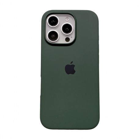 Ultra Thin Protective Silicone Case Back Cover for iPhone 17 Pro - CyprusGreen
