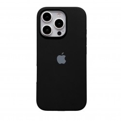 Ultra Thin Protective Silicone Case Back Cover for iPhone 17 Pro Max - Black