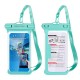 TPU IPX8 Phone Case Waterproof Bag Diving Transparent Outdoor Rainy Weather Swimming Touch Screen for 6.53 Inch Phone - Green