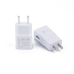 Fast Charge USB Charger Adapter for iPhone / Samsung / Cellphone / Tablet PC - White, US Plug, AC 100~240V