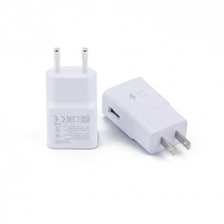Fast Charge USB Charger Adapter for iPhone / Samsung / Cellphone / Tablet PC - White, EU Plug, AC 100~240V
