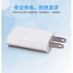 5W USB Power Charger Adapter - White, US Plug, AC 100~240V