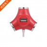 4-Port USB 2.0 Hub Splitter Expander Adapter Docking Station - Red