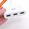 4-Port USB 3.0 Hub Splitter Expander Adapter Docking Station - White