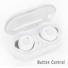 Y50 Wireless Earbuds TWS Earphone Bluetooth 5.0 In-Ear Headphones Stereo Sport Earphones - White, 55mAh, 450mAh