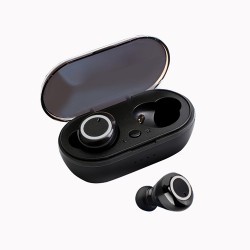 Y50 Wireless Earbuds TWS Earphone Bluetooth 5.0 In-Ear Headphones Stereo Sport Earphones - Black White, 55mAh, 450mAh