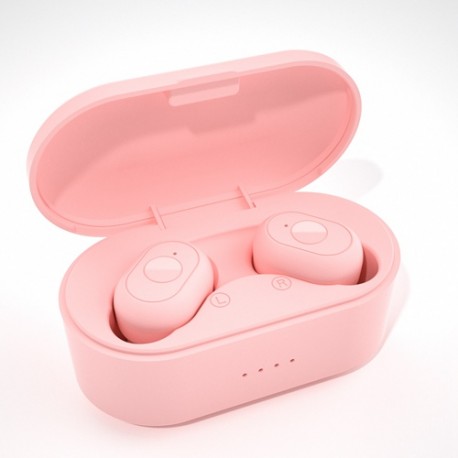 Y80 Wireless Earbuds TWS Earphone Bluetooth 5.0 In-Ear Headphones Stereo Sport Earphones - Pink, 55mAh, 450mAh