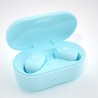 Y80 Wireless Earbuds TWS Earphone Bluetooth 5.0 In-Ear Headphones Stereo Sport Earphones - Sky Blue, 55mAh, 450mAh
