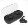 Y90 TWS Bluetooth Wireless HiFi Sound In-ear Earphones Sport Earbuds for Phones - Black, 55mAh, 450mAh