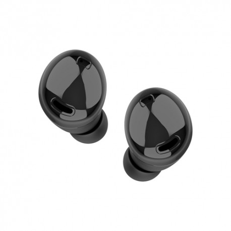 TWS S190 wireless earphones true LED digital display earbud sports Headset for Samsung / iPhone - Black