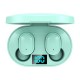 E6S TWS Bluetooth Earphone Wireless Headphones 5.0 LED Display Button Control Earbuds Waterproof Noise Cancel Headset - Green