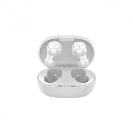 A6S PRO TWS IPX4 waterproof Wireless Sports earphone Mini In-Ear Macaron Bluetooth 5.0 Headset for all smartphone - White