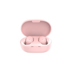 A6S PRO TWS IPX4 waterproof Wireless Sports earphone Mini In-Ear Macaron Bluetooth 5.0 Headset for all smartphone - Pink