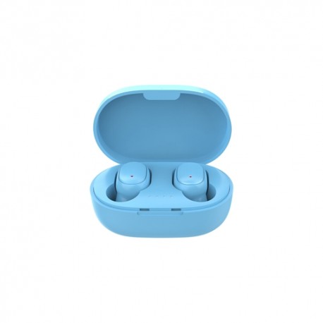 A6S PRO TWS IPX4 waterproof Wireless Sports earphone Mini In-Ear Macaron Bluetooth 5.0 Headset for all smartphone - Blue