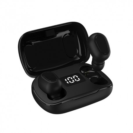 L21 Pro TWS Bluetooth 5.0 Earphones Wireless IPX7 Waterproof Headphones HIFI Sounds Handsfree Earbuds Stereo - Black