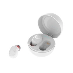LB-10 TWS Wireless Earphones Stereo IPX5 Bluetooth 5.0 Touch Control Noise Cancelling 9D Headset - White