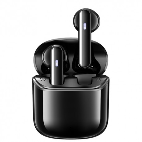 TWS-T9 Wireless Bluetooth 5.0 Earphone Stereo Touch Control Earbuds Noise Sports Waterproof Headphones With Mic - Black