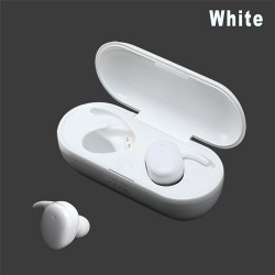 Y30 TWS Wireless headphones 5.0 Earphone Noise Cancelling Headset Stereo Sound Music In-ear Earbuds - White