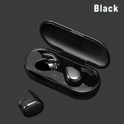 Y30 TWS Wireless headphones 5.0 Earphone Noise Cancelling Headset Stereo Sound Music In-ear Earbuds - White