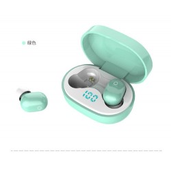 J15 TWS Bluetooth Wireless Earphones 9D Stereo Earbuds Surround Sound Music Headphones Business Headset - Green