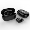 TWS-J90 5.0 True Wireless Bluetooth Headset In-Ear Super Bass Earbud Voice Control High-Definition Microphone - Black