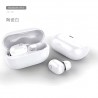 TWS-J90 5.0 True Wireless Bluetooth Headset In-Ear Super Bass Earbud Voice Control High-Definition Microphone - White
