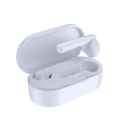 Q9 TWS Wireless Bluetooth V5.1 Earphones Earbuds Headset - White, 45mAh. 300mAh