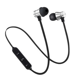 XT11 TWS Earphones Wireless Bluetooth Phone Neckband Sports Earbuds Music Headphones Waterproof Headset - Silver