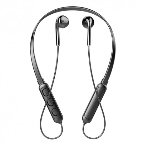 LP-BT76 TWS Earphones Wireless Bluetooth Phone Neckband Sports Earbuds Music Headphones Headset - Black