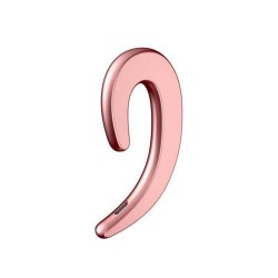 Y-12 Wireless Bluetooth 5.0 Headset Hands Free Car Driver Sport Earphone Bone Conduction Earhook Stereo - Gold