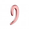 Y-12 Wireless Bluetooth 5.0 Headset Hands Free Car Driver Sport Earphone Bone Conduction Earhook Stereo - Gold