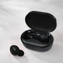 M8 TWS wireless Bluetooth headset sports noise reduction head set stereo in-ear magnetic Earphone With charging box - Black