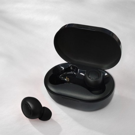 M8 TWS wireless Bluetooth headset sports noise reduction head set stereo in-ear magnetic Earphone With charging box - Black