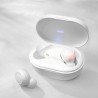 M8 TWS wireless Bluetooth headset sports noise reduction head set stereo in-ear magnetic Earphone With charging box - White