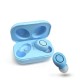 DX33 TWS Wireless Bluetooth 5.0 Earphones Stereo Hands-free Earbud Noise Canceling Headphone Waterproof Headset - Sky Blue