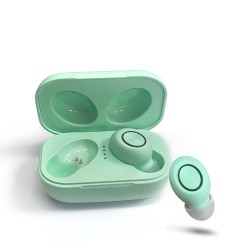 DX33 TWS Wireless Bluetooth 5.0 Earphones Stereo Hands-free Earbud Noise Canceling Headphone Waterproof Headset - Green