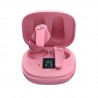 TWS XT18 Wireless Bluetooth 5.0 Waterproof Earphones Earbuds - Pink