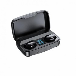 A10S TWS Bluetooth 5.0 Touch Control Stereo In-Ear Wireless Earphones Earplugs Macaron Sport Headsets - Black