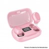 L21Pro TWS 5.0 Earphones Wireless IPX7 Waterproof Headset HIFI In-Ear Handsfree Earbuds - Pink