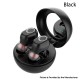 LB-10 Bluetooth 5.0 Earphones 350mAh Charging Box Wireless Headphone 9D Stereo Sports Waterproof Earbuds Headsets - Black