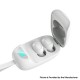 LB-60 True Wireless Bluetooth Headset 5.0 Noise Reduction Digital Display Sports Mini In-Ear TWS Headset - White