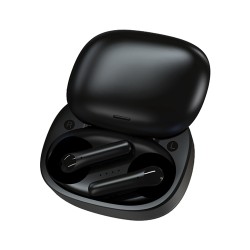 U18 TWS Bluetooth V5.1 in-Ear Stereo Earphones Earbuds - Black, 30mAh, 300mAh