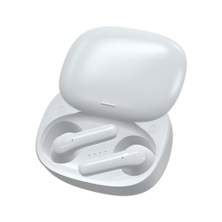 U18 TWS Bluetooth V5.1 in-Ear Stereo Earphones Earbuds - White, 30mAh, 300mAh