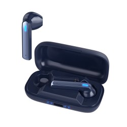 U19 TWS Bluetooth V5.1 in-Ear Stereo Earphones Earbuds - Blue, 30mAh, 300mAh