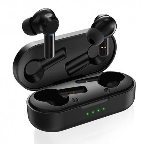 W20 TWS Bluetooth V5.1 in-Ear Stereo Earphones Earbuds - Black, 30mAh, 400mAh