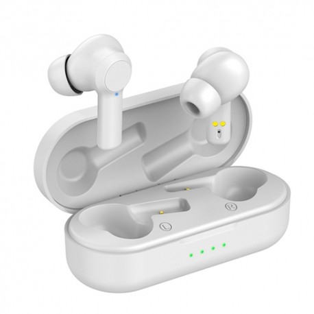 W20 TWS Bluetooth V5.1 in-Ear Stereo Earphones Earbuds - White, 30mAh, 400mAh