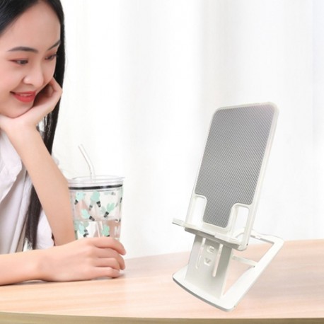 Adjustable Laptop Stand Table Support Holder Base for iPad / Tablet PC - White