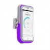 Outdoor Sport Arm Bag Cycling Bike Arm Bags Workout Running Gym Phone Accessories Cover Bags - Purple, L-Size 5.1"~6.5"