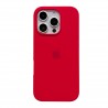 Ultra Thin Protective Silicone Case Back Cover for iPhone 16 Pro - Red